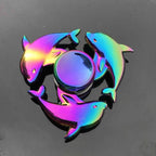 Rainbow Fidget Metal Spinner Colorful Finger Spinners High Speed Hand Spinners Fidget Toys for Stress Anxiety Relief for Adults