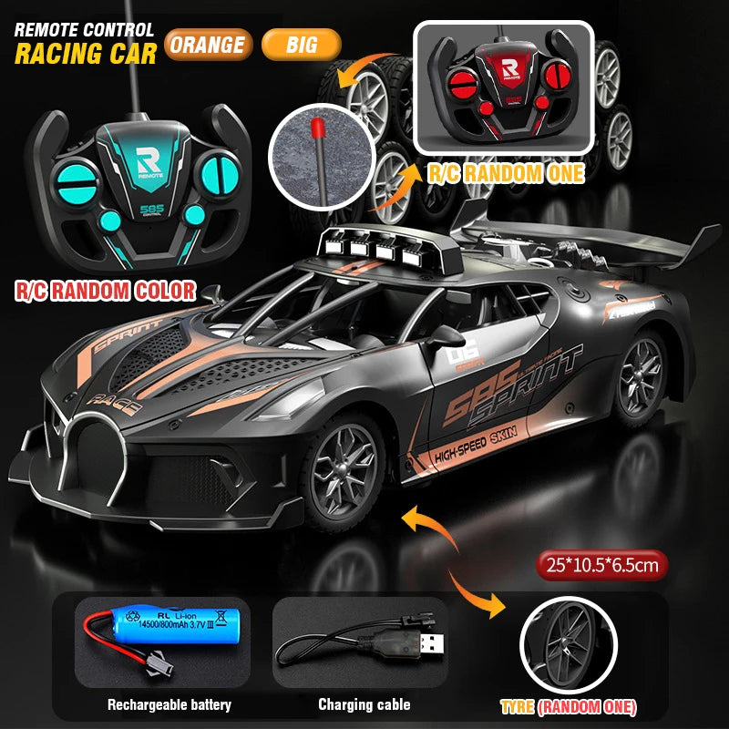 1/18 Rc Car Remote Control Cars High Speed Drift Sport Vehicle Sports Racing Car Toy Model Children Toys for Boys Birthday Gifts