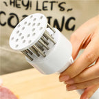 1Pc White Handheld Use Household Tender Meat Needle with Broken Tendons Pork Chop Chicken Chop Chicken Wings Meat Needle Hammer