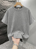 Men's Vintage Acid Washed Oversized T-Shirt – Unisex Streetwear Tee