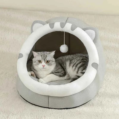 Cat Cave Bed – Washable Cat Bed & Cozy Hideaway