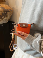 Hot Selling Exquisite Fashion Mini Handbag Wallet Simple Solid Color Ins Korean Style Storage Makeupbag Girl Women Birthday Gift
