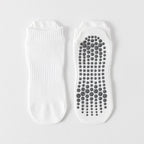 Yoga Socks Men Cotton Thin Silicone Non-slip Grip Pilates Low-ankle Sock