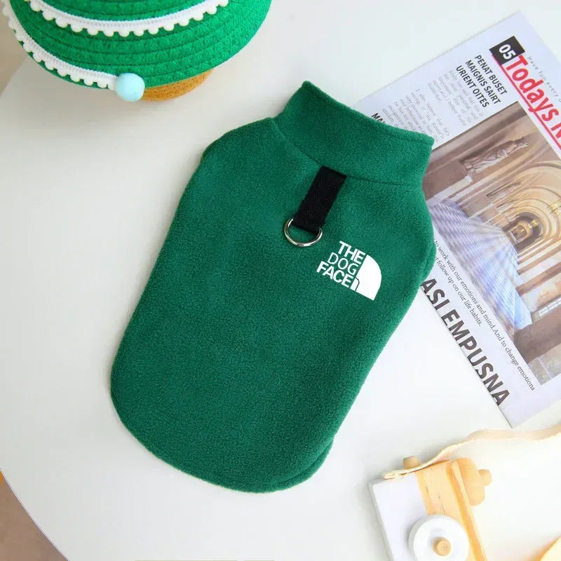 Fleece Warm Dog Sweater – Autumn Winter Coat for Small Dogs & Puppies