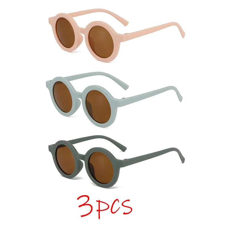 Round UV400 Baby & Kids Sunglasses for Ages 1–7