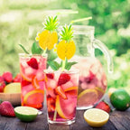 Tropical Party Drinking Straws 25pcs Flamingo Pineapple Straws Hawaiian Summer Pool Wedding Decoration Reusable Beach Supplies