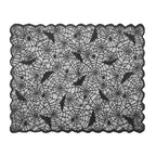 Halloween Lace Tablecloth – Bat & Skull Haunted House Party Decor