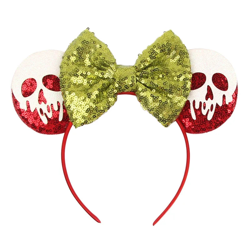 2026 Latest Halloween Cobweb Ears Headband Women Festival DIY Mouse Hairband Kids Party Villains Cosplay DIY Hair Accessories