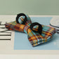 Christmas Grid Dog Collar & Leash Set with Free ID Tag for All Dogs