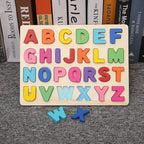 Montessori Toy Wooden Building Blocks Early Learning Educational Toys Color Shape Match Kids Puzzle Toys For Children Boys Girls