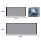 Pet Dog Safety Barrier Fence – Folding Mesh Gate with 4 Hooks for Stairs & Doorways