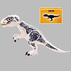 Jurassic Raptor Building Blocks Mini Dinosaur Construction Toy Set