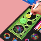 Creative Spirograph Geometry Drawing Stencil Art Set for Kids