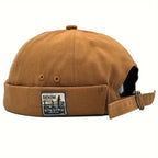 Unisex Vintage Dome Melon Docker Cap Brimless Beanie Hat