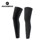ROCKBROS  Arm Sleeve Breathable Quick Dry UV Protection Cycling Sport Sleeve Ice Fabric Sunscreen Sports Wear Fitness Arm Sleeve