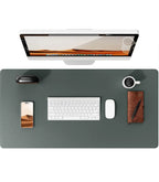 Large PU Leather Desk Pad – Non-Slip Office Mouse Pad & Desk Protector for Laptop, Keyboard, and Workstation