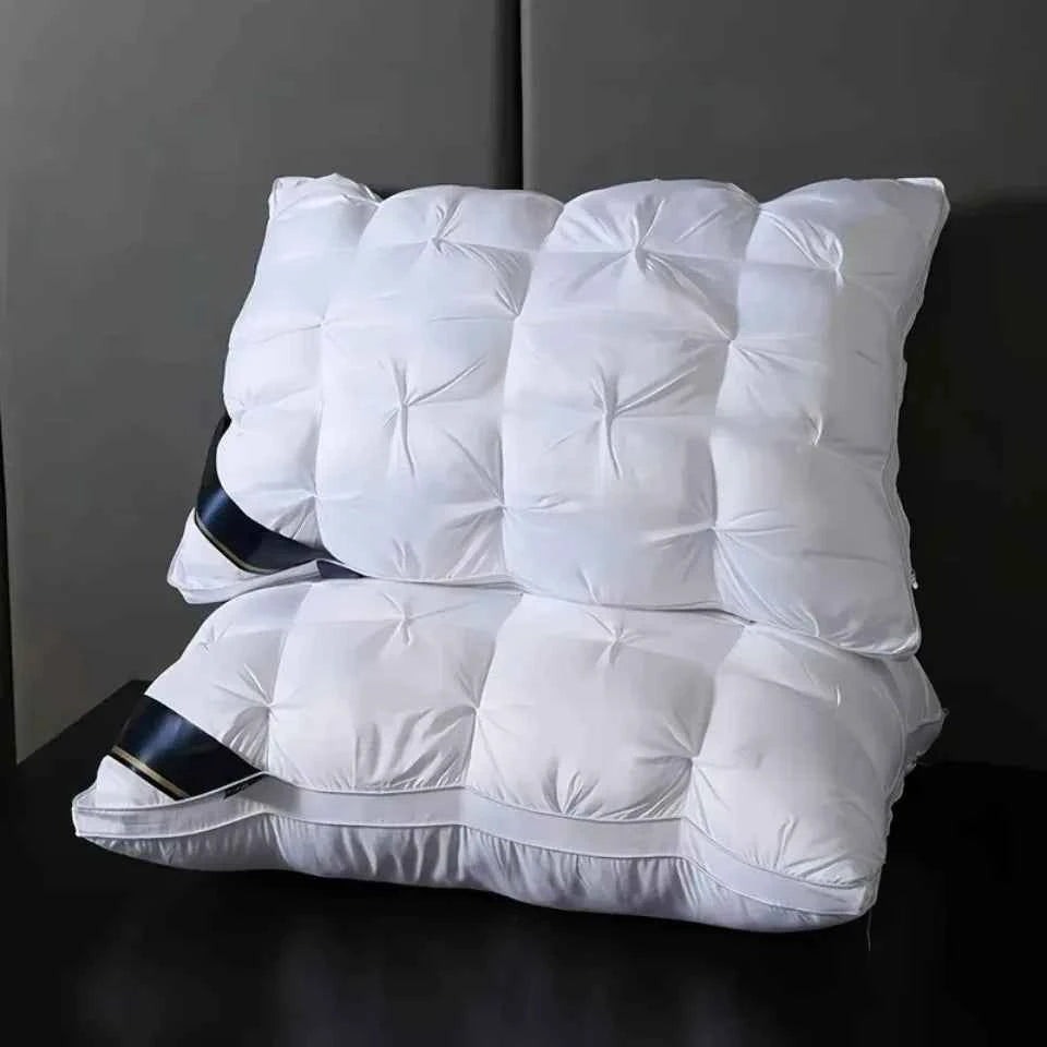 Comfortable Pillows for Sleeping 5-star Hotel Pillow Three-dimensional Soft Bilateral Washed Solid Color Pillow Sleeping Pillows
