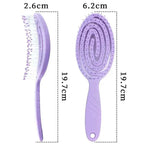 Relaxing Elastic Massage Comb Portable Hair Brush Massage Brush  Brushes Head Combs Scalp Massage Brush Wet And Wavy Bundl