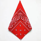 1/4/9pcs Men Women Bandana Hairband Cowboy Mens Biker Sports Headwear Wrist Hairwrap Single Sided Head Wrap Scarf Paisley