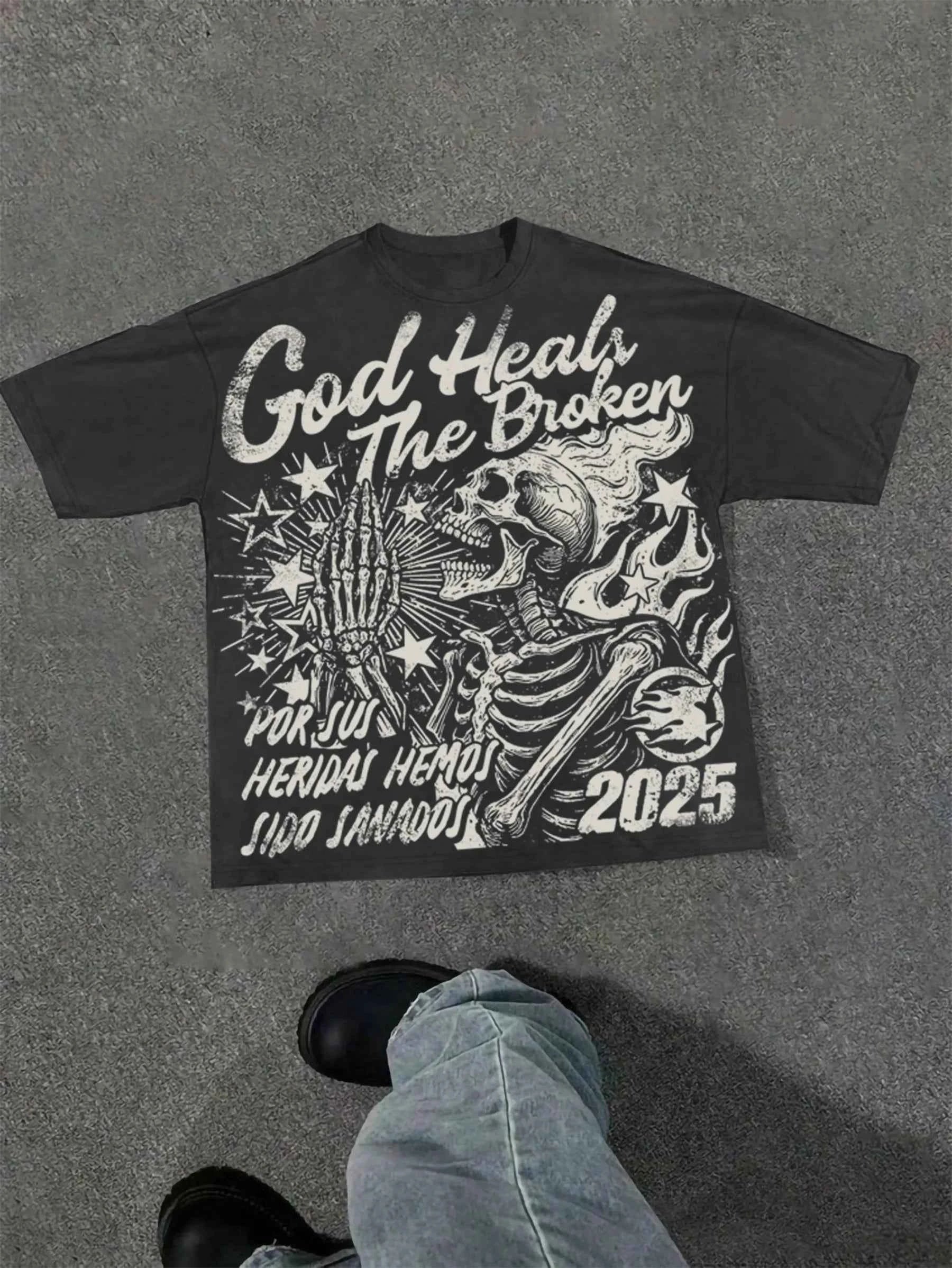 Harajuku Letter Graphic T Shirts Y2k Tops Men Women High Street Oversized T Shirt Pro Choice Streetwear Vintage Tee Clothing