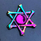Rainbow Fidget Metal Spinner Colorful Finger Spinners High Speed Hand Spinners Fidget Toys for Stress Anxiety Relief for Adults