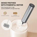 Rechargeable Milk Frother – Handheld Foam Maker & Drink Mixer