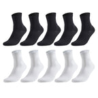 10 Pairs Men's Cotton Socks New Style Black Business Men Socks Soft Breathable Summer Winter for Male Socks Plus Size 38-47