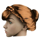 Girl Princess Elsa Anna Wig Kid Halloween Party Carnival Disguised Belle Wednesday Mermaid Rapunzel Aurora Snow White Ariel Hair