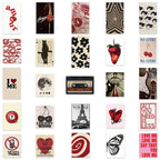 50Pcs Retro Y2K Girls Stickers Downtown Y2K DIY Stickers Scrapbooking Phone Luggage Skateboard Waterproof Decals