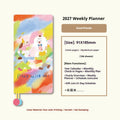 Kinbor 2027 Pocket Weekly Planner Notebook Limited Edition Week Journal Notebook Monthly Yearly Planning Book Travel Recording