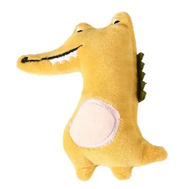 Plush Cat Toys Interactive Kicker Teeth Grinding Fruit Shaped Pet Toy for Kittens