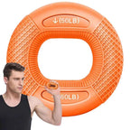 Silicone Finger Gripper Ring Hand Muscle Strengthener Ring Wrist Finger Trainer Exercise Carpal Expander Workout Fitness Device