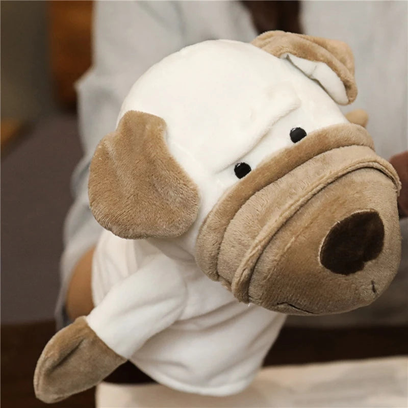 Cartoon Plush Hand Finger Puppets – Soft Interactive Toy for Kids, Party Supply & Family Gathering Fun