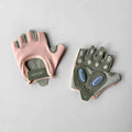 Fitness Women's Half Finger Gloves Anti Cocoon, Outdoor Cycling Anti Slip Exercise Equipment Iron Roller Skipping Rope