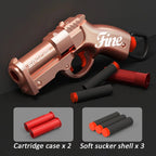 Mini S686 Shell Throwing Soft Bullet Launcher Toy Gun Airsoft Foam Bullet Blaster CS Outdoor Weapon Children Pistol