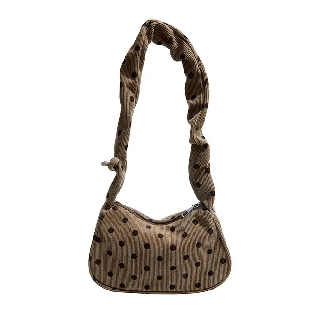 Fashion Grid Mini Handbags Adjustable Shoulder Strap Korean Hand-held Commuting Bag Single-shoulder Crossbody Bag Underarm Pouch