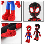 30cm Marvel Movie The Avengers Anime Cartoon Figure Spider Man Fills Plush Toys Kawaii Cute Stuffed Dolls Child Christmas Gifts