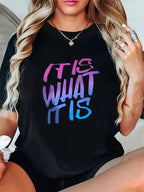 Funny Slogan I'm Not Perfect I'm Limited Edition T Shirt Women's Casual Aesthetic Letter Print Tee Crew Neck Short Sleeve Tops