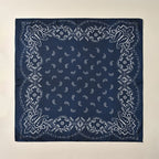 1pc 68*68cm Fashion Hip Hop Bandana Square Scarf Cowboy Cashew Black Paisley Headband Print For Women/Men/Boys/Girls