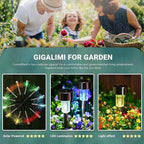 10-Pack Solar Outdoor Lights Garden Lanterns