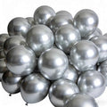 50pcs 5-12inch Chrome Metallic Balloons Happy Birthday Valentine's Day New Year Anniversary Wedding Birthday Party Decorations