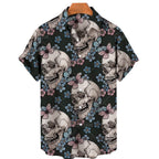 Men's Designer Hawaii Shirts Short Sleeve Collar Top Fashion Streetwear 3d Printed XS-5XL Hiphop Casual Vintage Clothing