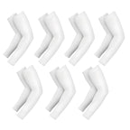7 pairs of breathable sunshade arm covers, unisex glove sleeves, suitable for outdoor sports such as driving, playing golf, fish