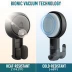 TAILI No Drilling Towel Hook Removable Vacuum Suction Cup Hooks Bathroom Robe Towel Holder Hook Kitchen Hotel Home Accessories