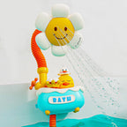New Baby Bath Kids Toys Rainbow Shower Pipeline Yellow Ducks Slide Tracks Bathroom Educational Water Game Toy for Children Gifts
