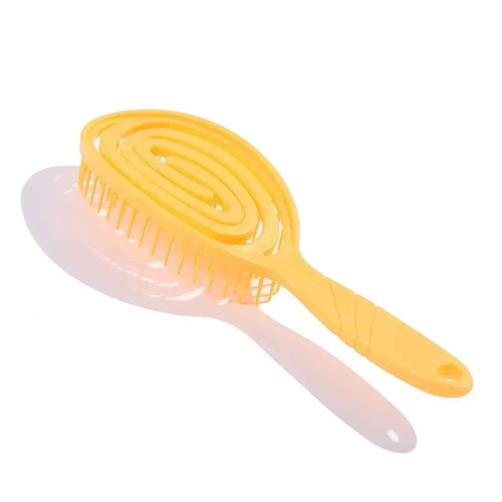 Relaxing Elastic Massage Comb Portable Hair Brush Massage Brush  Brushes Head Combs Scalp Massage Brush Wet And Wavy Bundl