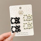 4pcs Simplicity Blue and Yellow Cute Fish Hairclip for Women Elegant Side Clip Fashion Girl Hairpin Hair Accessories