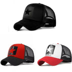 Breathable Mesh Snapback Baseball Cap for Casual Outdoor Style