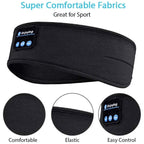Bluetooth Headband Headphones Wireless Music Sports Hairband Running Fitness Sweatband Earphones Soft Sleeping Eye Mask Headset