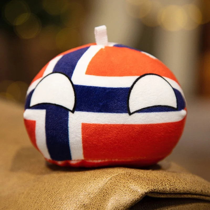 70 styles 10cm Country Ball Plush Toys Polandball Pendant Country Balls Countryball Stuffed Doll Toy Christmas Gift for Kids